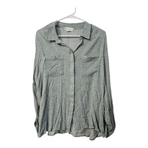 Hippie Rose button down cheetah print blouse!